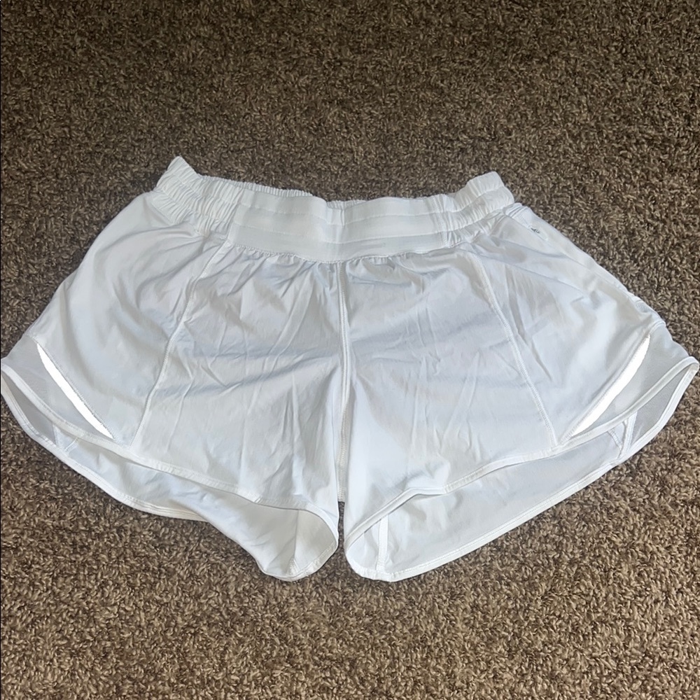 lululemon athletica White Athletic Shorts